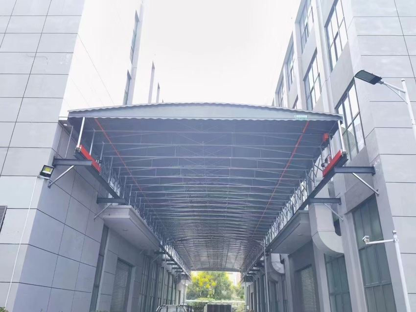 電（diàn）動雨篷，過道（dào）雨棚